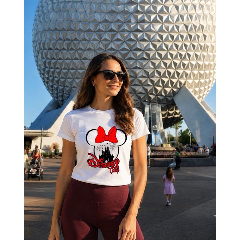 Camiseta [EXCLUSIVA] Viagem Orlando Trip  - Unissex Algodão - Férias- Infantil Adulto e Plus Size