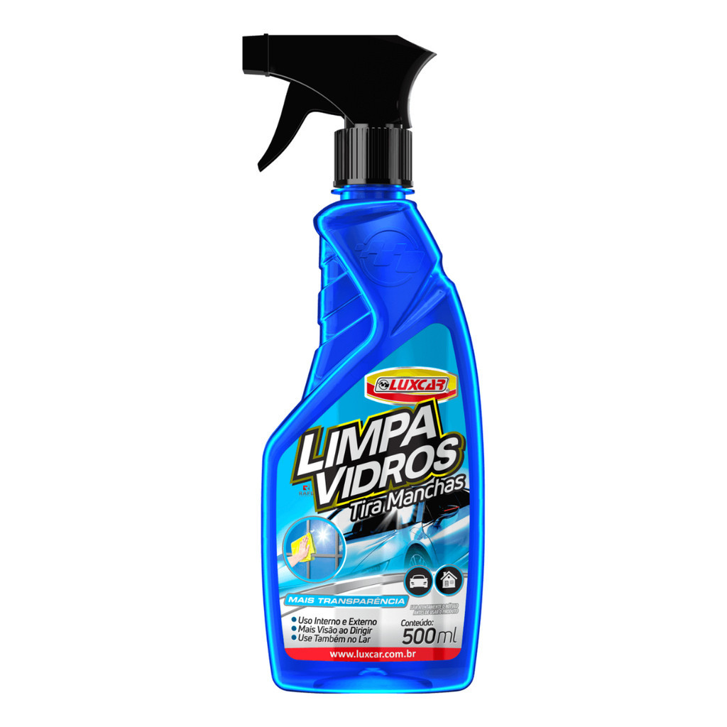Limpa Vidros Tira Manchas Luxcar 500 Ml Antiembaçante