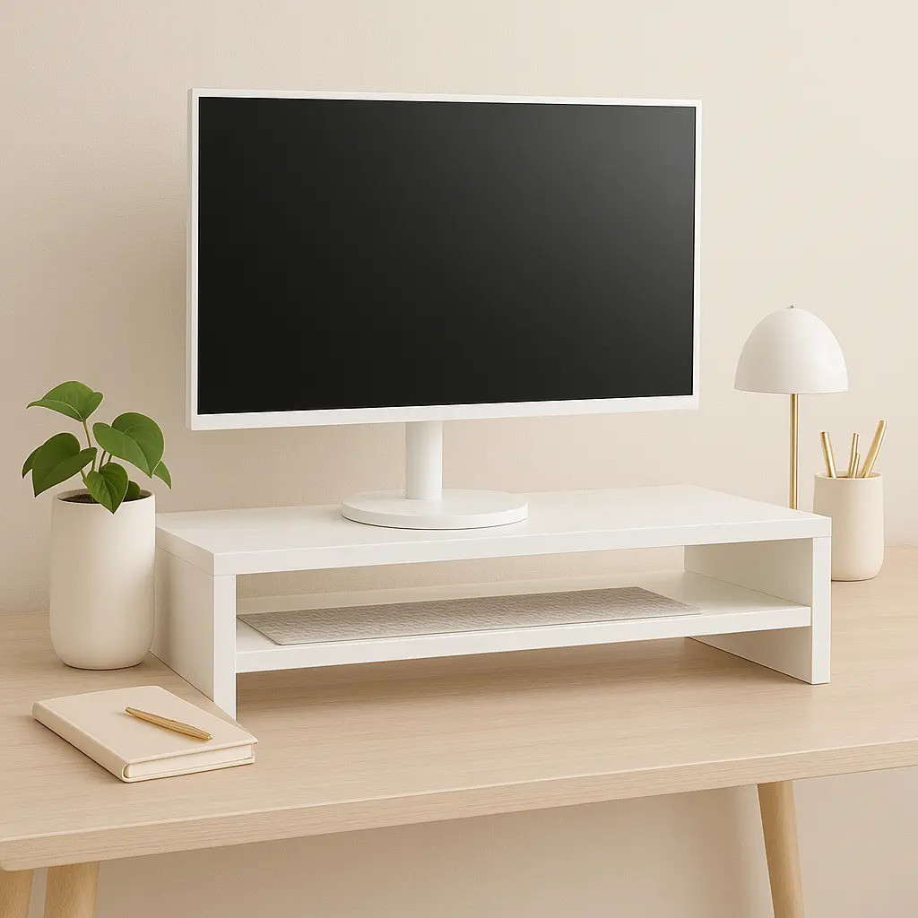 Suporte Apoio Para Monitor E Notebook Tela 50 Cm Mesa Oferta