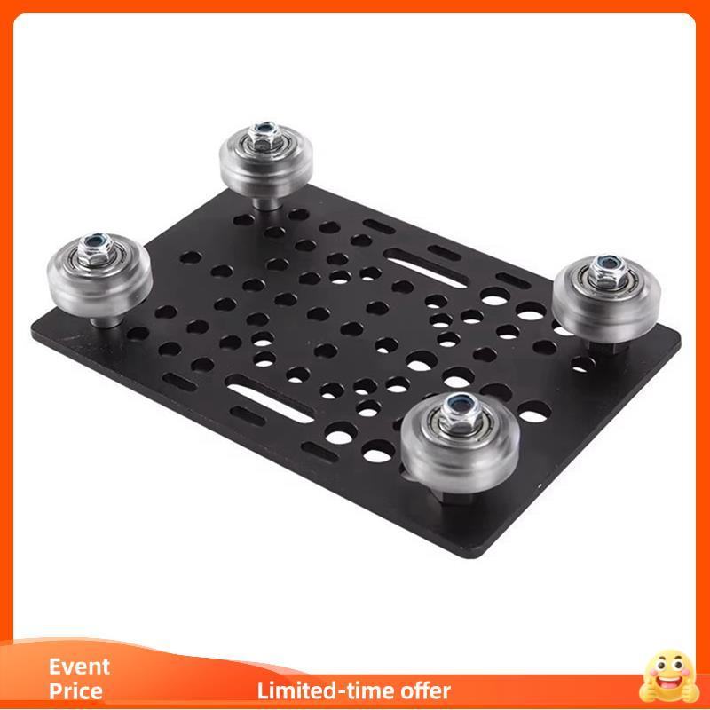 Kit De Placa De Pórtico Com Ranhura Em V , De Alumínio De 20-80 Mm Rodas Para Impressora 3D , Peças De Máquina CNC A