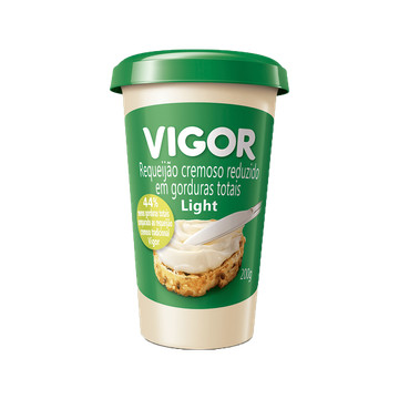 Requeijão Cremoso Light Vigor Copo 200g