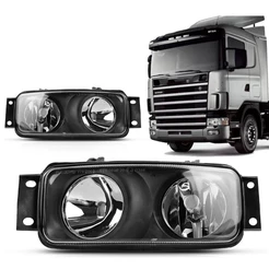 Farol Auxiliar Milha Scania Série 4 1998 1999 2001 2002 2003 2004 2005 2006 2007 R114 360 R124 360 Lente Vidro