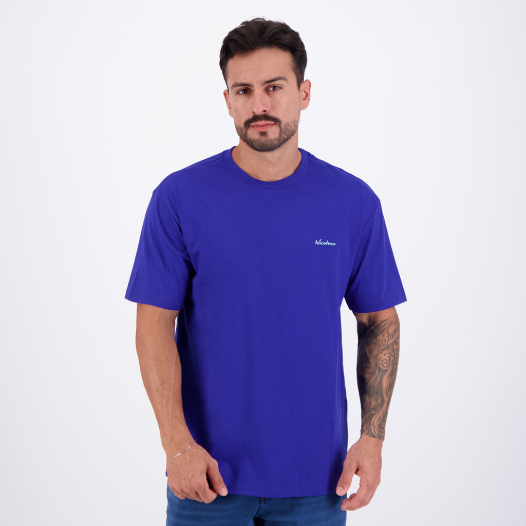 Camiseta Nicoboco Splash Azul