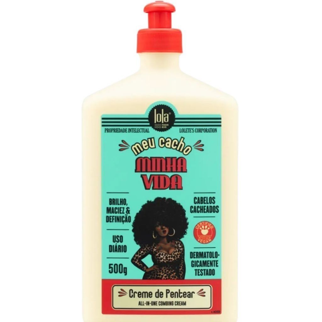 Creme De Pentear Lola Cosmetics Meu Cacho Minha Vida 500g em Oferta na Shopee