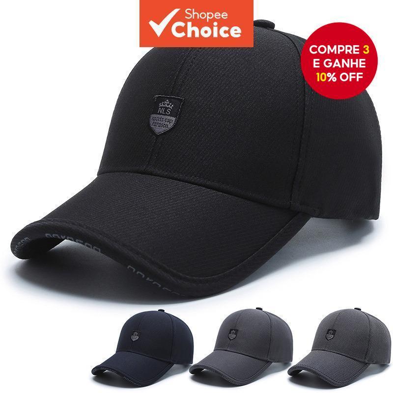 Boné De Beisebol Bordado Premium – Snapback Ajustável De Alta Qualidade Para Esportes Ao Ar Livre E Uso Diário em Oferta na Shopee