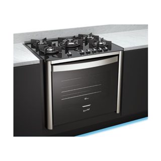 Fogão De Embutir Fischer TC Gran Cheff 5Q Gás Com Dourador em Oferta na Shopee