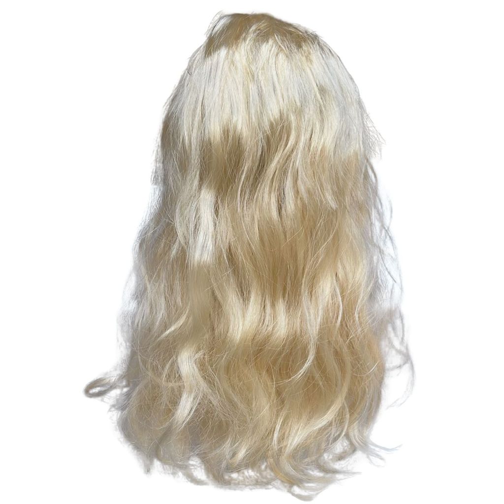 Peruca Longa Loira Ondulada Cosplay Fantasia Festa