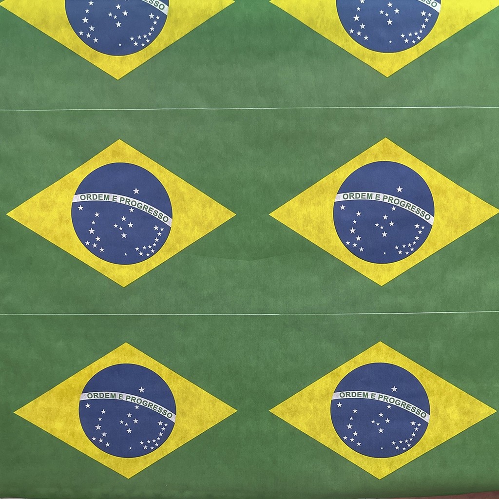 Painel de Tnt Bandeira do Brasil 2,00x1,40m - Supper Tnt