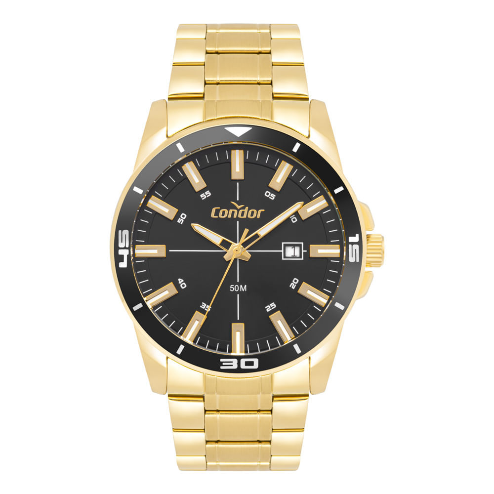 Relógio Condor Masculino Speed Dourado - CO2117BY/4D