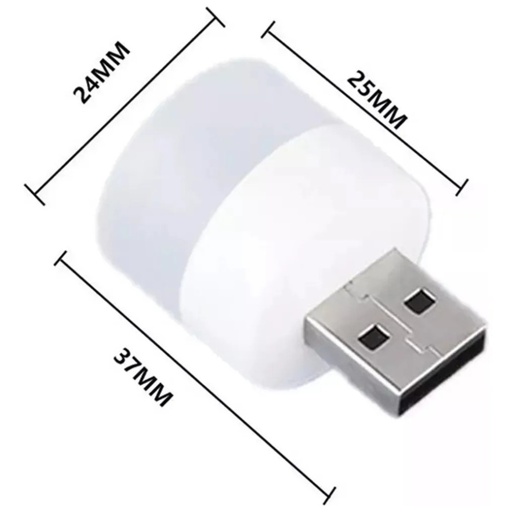 Lâmpada LED USB Portátil Luz Quente Mini Abajur para Notebook e Leitura · foto 2