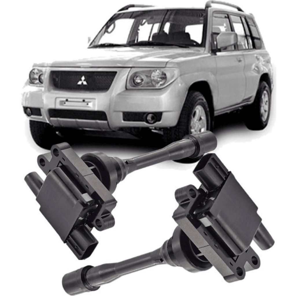 Kit 2 Bobina Ignição Pajero TR4 IO 1.8 2.0 Gasolina 2002-06