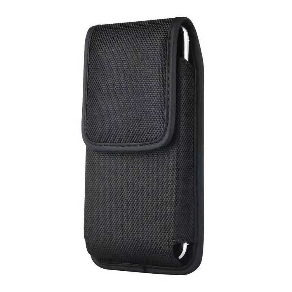 Adequado para OPPO A32 Oxford pano cintura saco Reno4 fivela de Metal Vertical usando cinto A9 cinto caso de telefone