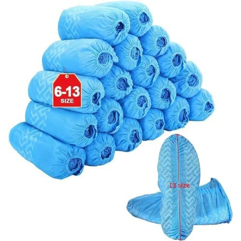 Capas Para Sapatos Descartáveis , Pacote Com 200 (100 Pares) | Antiderrapante , Durável , Interior Proteja Sua Casa , Pi