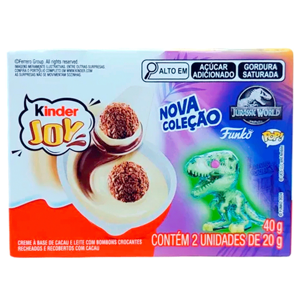 Kinder Joy tema Jurassic World c/2 Unid. - Ferrero Rocher