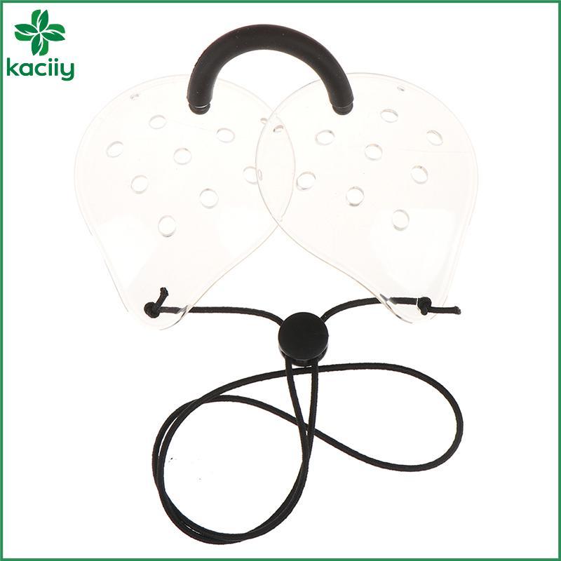 Protetor Ocular Transparente Ventilado De Plástico , 1 Peça , Com 9 Furos Após Cirurgia