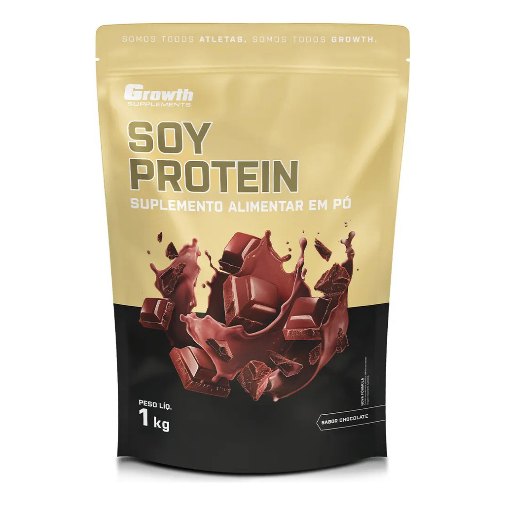 Proteina Isolada De Soja 1kg Growth Supplements - Chocolate