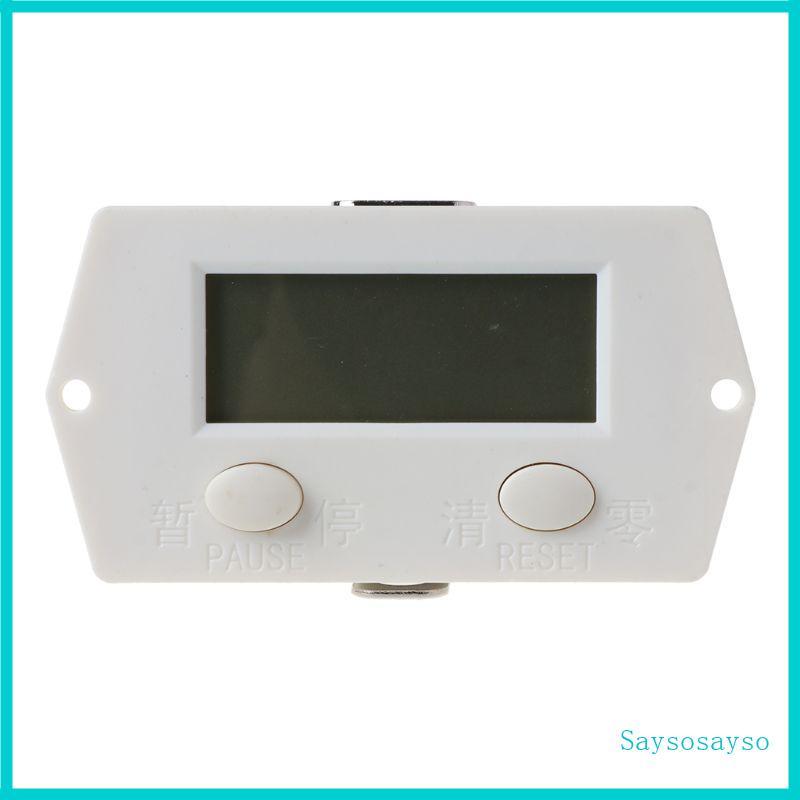 Saysosayso Contador Indução Magnética Digital Eletrônico Perfurador 5 Dígitos Display LCD 0-99999 Usado Para Ind