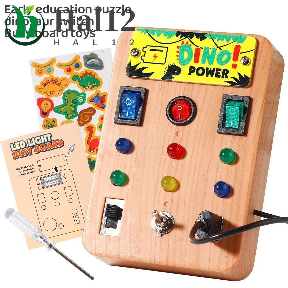 Placa Ocupada Para Crianças HALB , De Atividades Infantis Com Adesivo De Desenho Animado Montessori Eletrônica