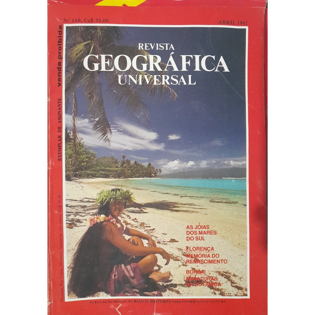 Revista Geográfica Universal nº 149 Abril 1987 de Bloch 8000736