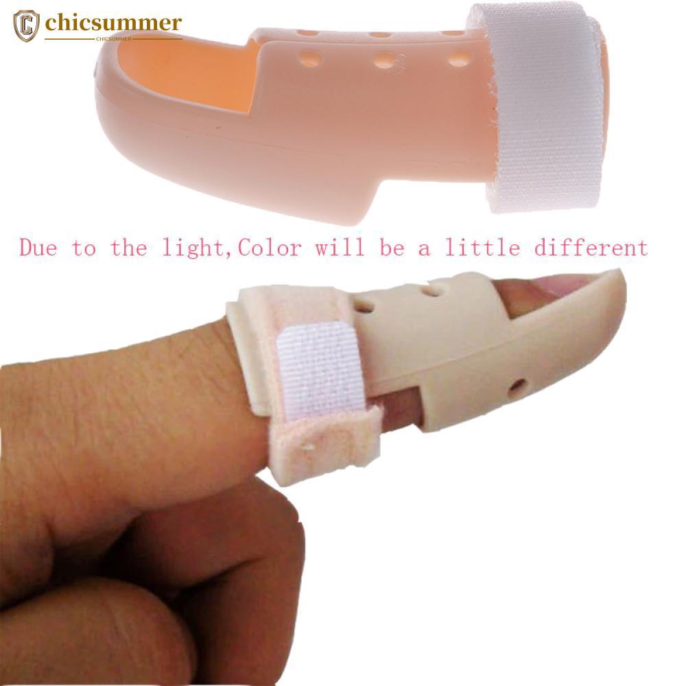CHICSUMMER 1Pc Plástico Mallet DIP Dedo Suporte Cinta Tala Proteção Conjunta Lesão H3O3