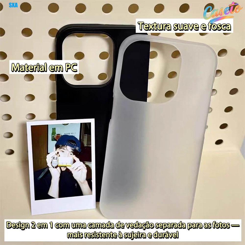 Capa Transparente Dupla Camada Para Samsung Galaxy A17 A16 A15 A14 A07 A06 A56 A36 4G 5G Capinha Anti-Impacto GD 9400