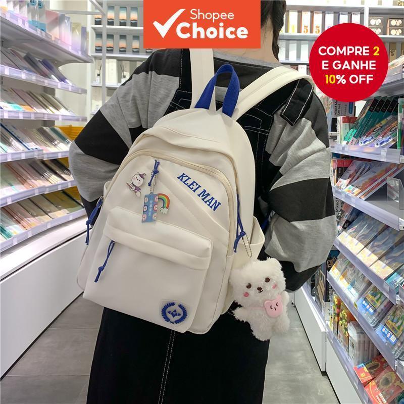 Mini mochila para mulheres, mochila pequena e leve, mochila japonesa à prova d'água estilosa, mochila fofa para o dia a