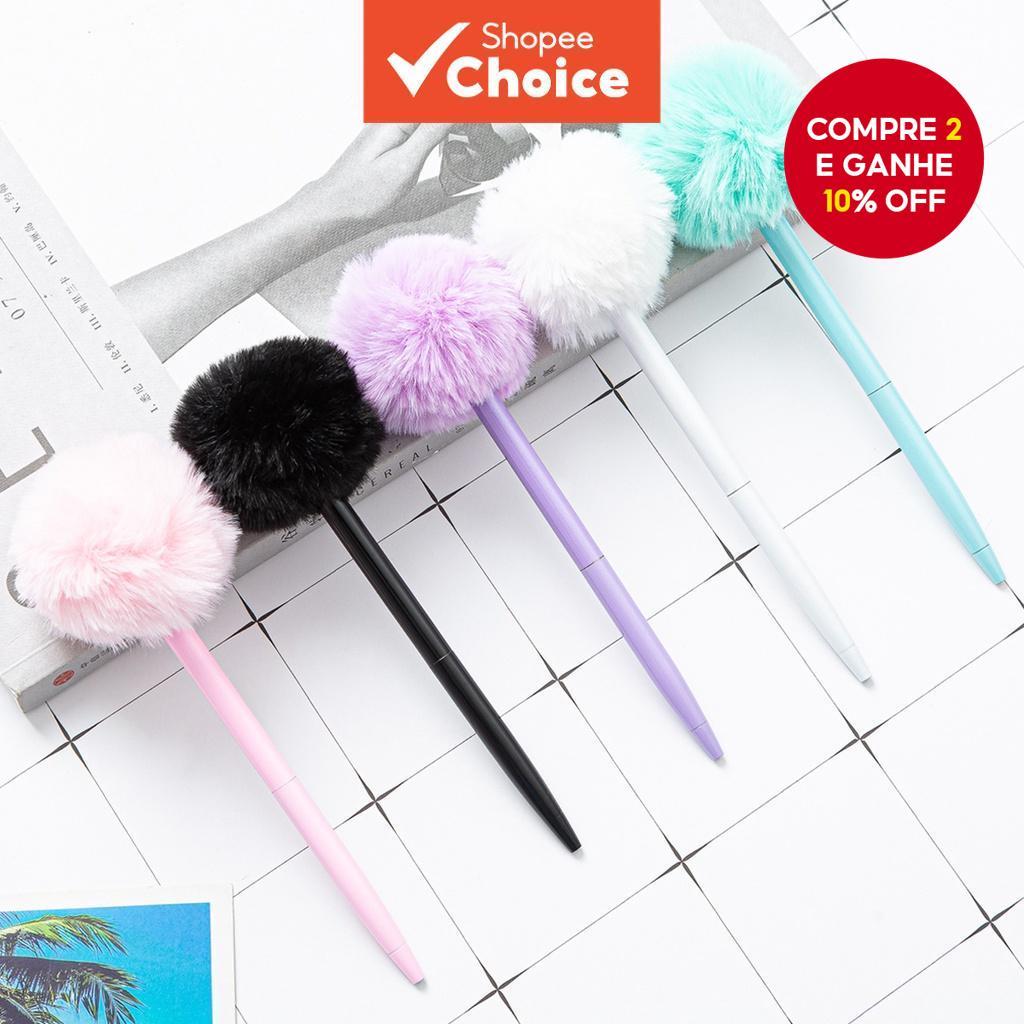 Caneta Fofa Colorida Para Páscoa E Festas , Material De Festa , Esferográfica em Oferta na Shopee