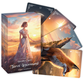 Cigano Tarot Lenormand Ed. Amanhecer Idioma Português, 40 cartas + livreto + caixa em Oferta na Shopee
