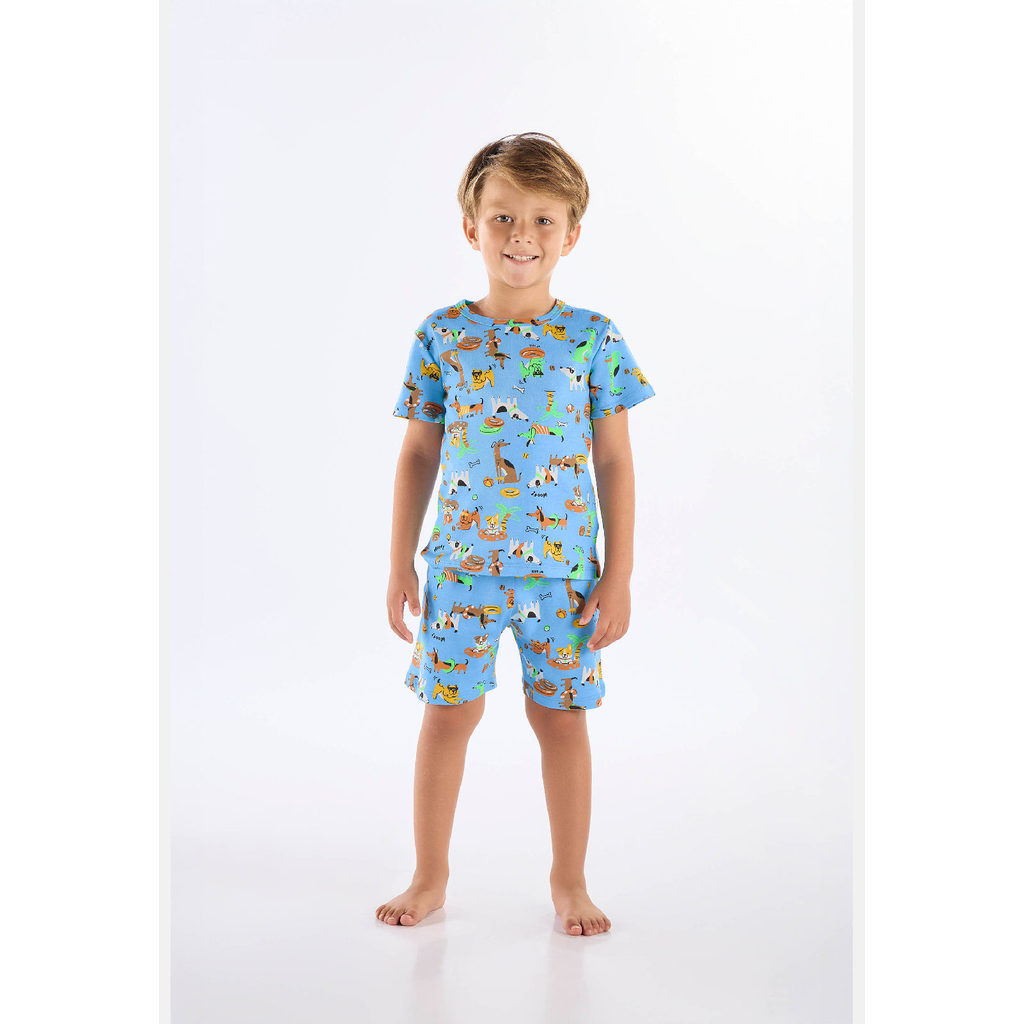 Pijama Infantil Masculino em Suedine Up Baby em Oferta na Shopee