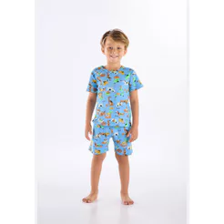 Pijama Infantil Masculino em Suedine Up Baby