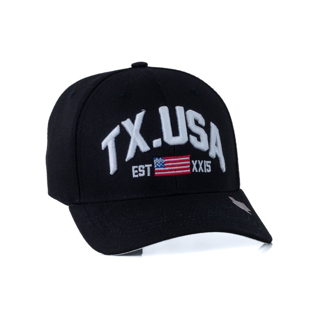 Bone American Tour Texas Farm - Tf862 - Preto/ Branco ÚNICO
