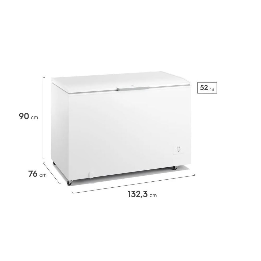 Detalhes do Freezer Horizontal Electrolux 400 Litros Cycle Defrost Branco HI440 – 220 Volts