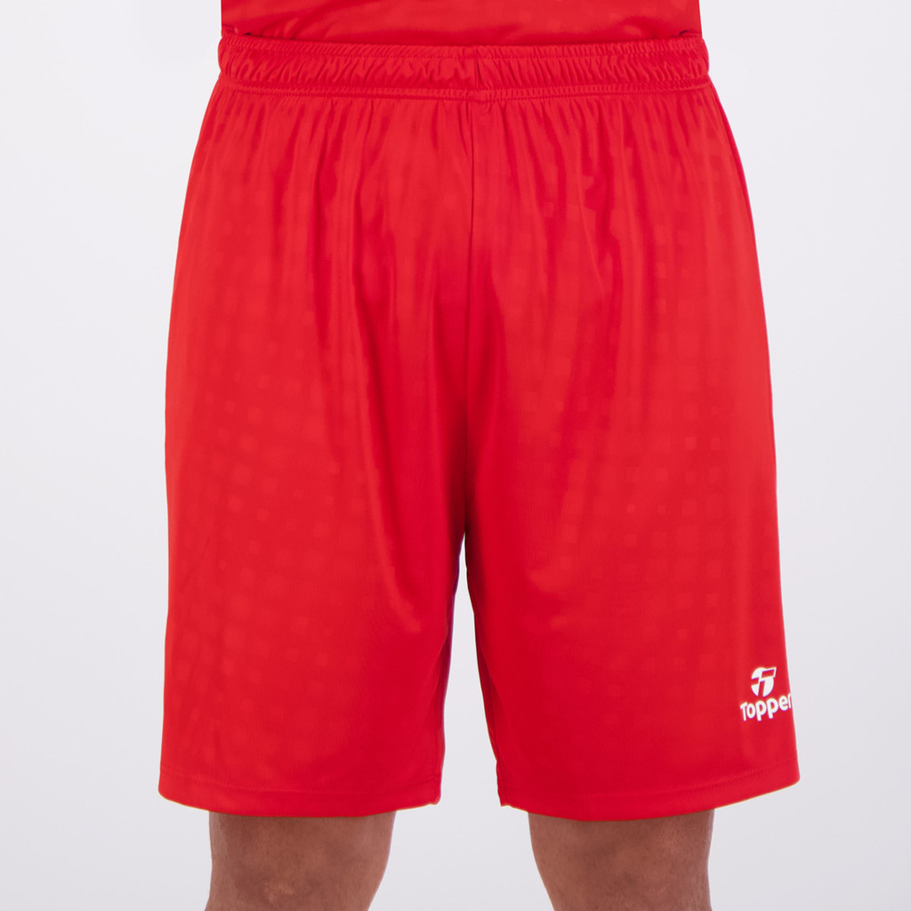 Calção Topper Deep II Vermelho em Oferta na Shopee