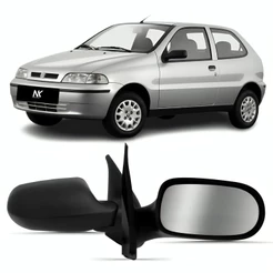 Retrovisor Palio G1 Strada Siena 2001 2002 2003 2004 2005 2006 2007 2 Portas 1ª Linha Novo