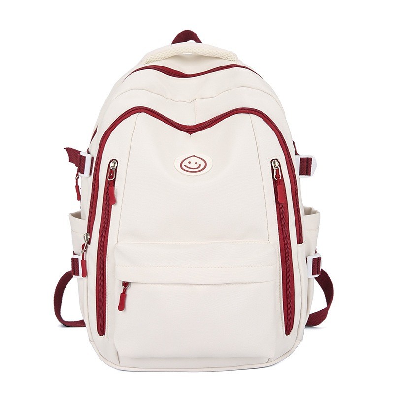 Mochila feminina de grande capacidade, estilo casual, para viagem e estudos, modelo 6602
