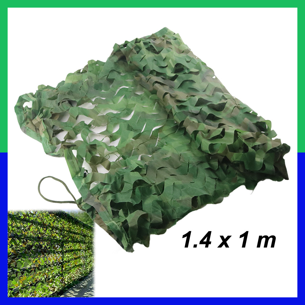 Selva Rede de camuflagem,para decoração pátio,guarda-sol,acampamento,fazenda,abrigo de carro ocultação,1,4 x 1 m