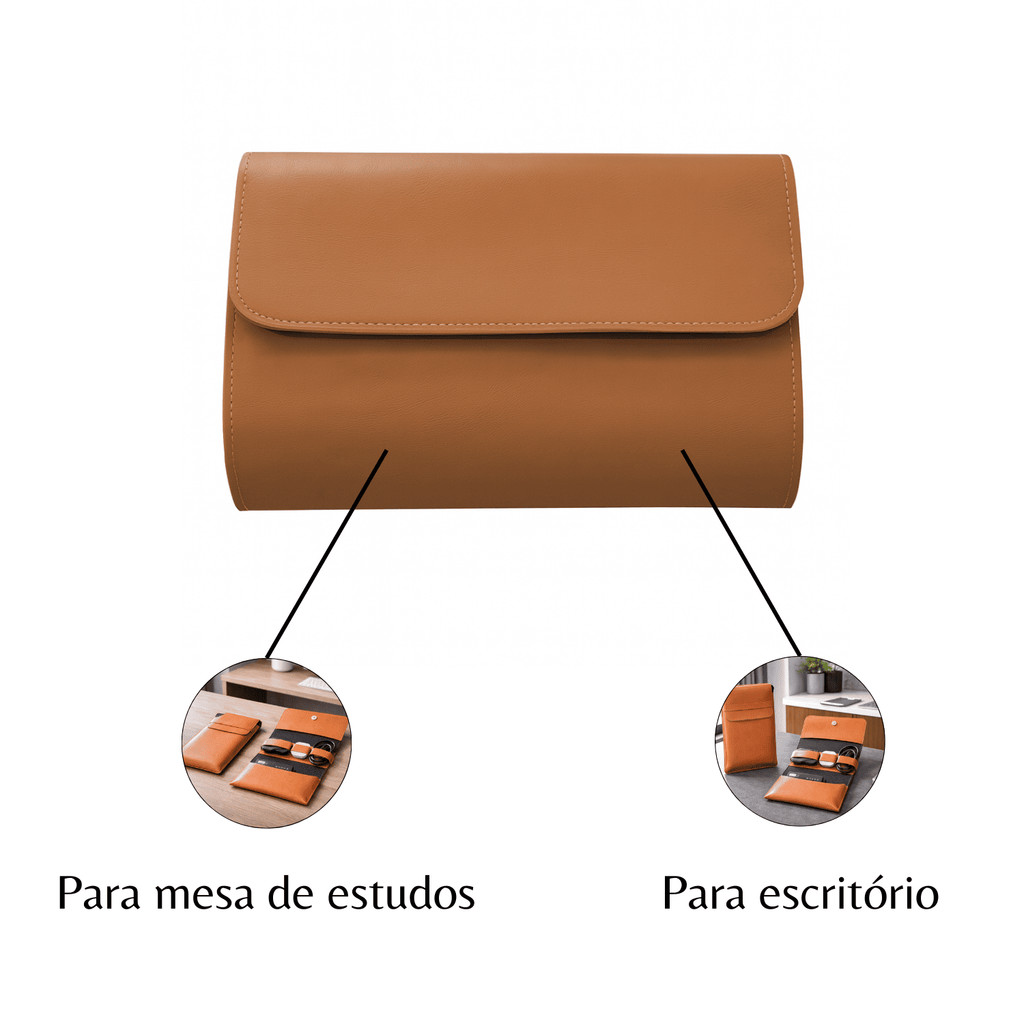 Capa Case Estojo para Mouse e Carregador Caramelo
