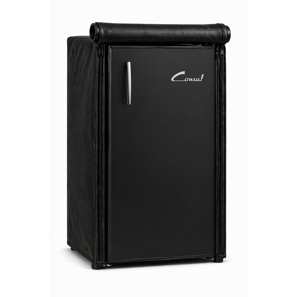 Capa Para Frigobar Consul Retro 117L -CRA12ME- Corino Preto
