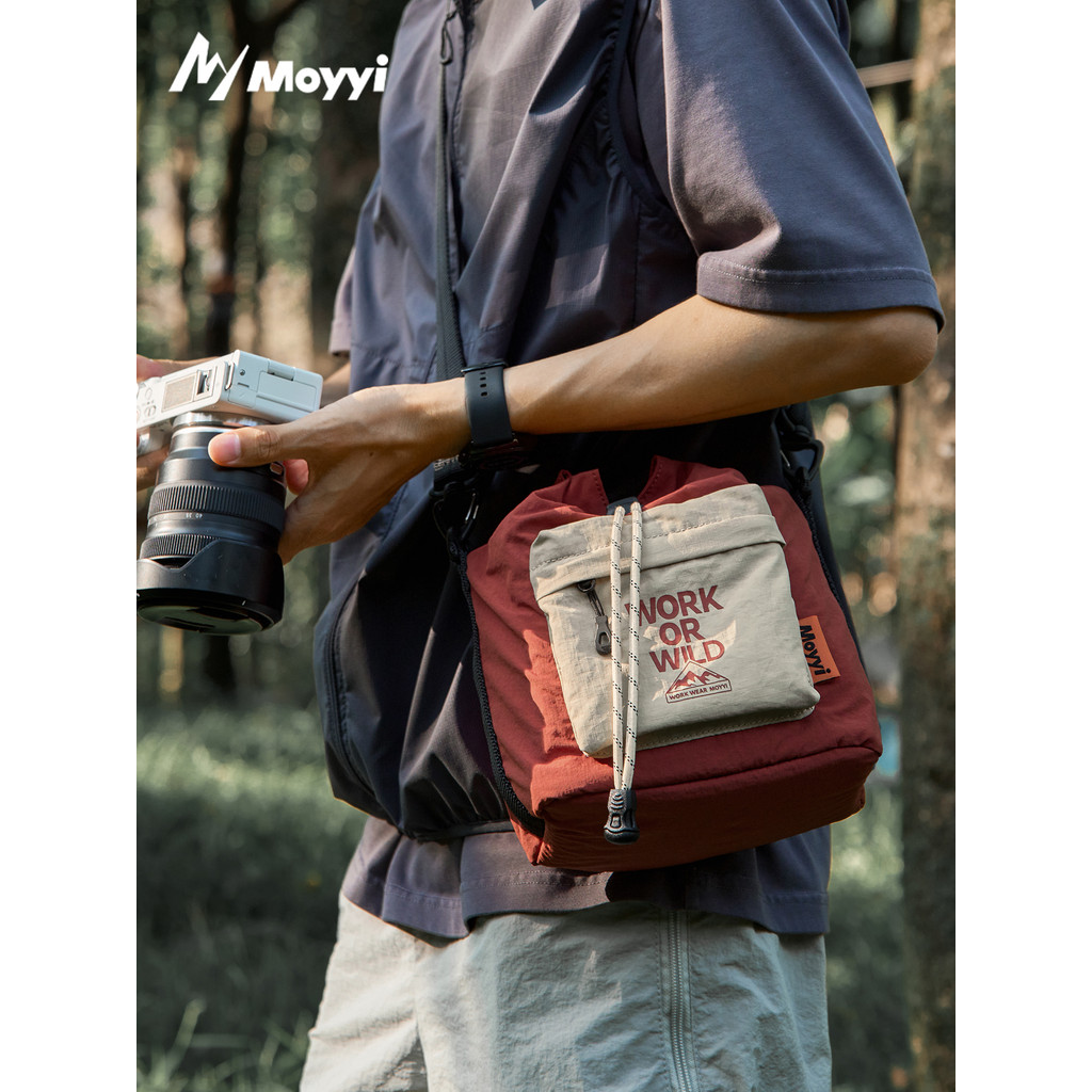 Bolsa mensageiro de ombro feminina adequada para Canon Nikon zve10 Fuji bolsa para câmera sem espelho SLR meninos bolsa