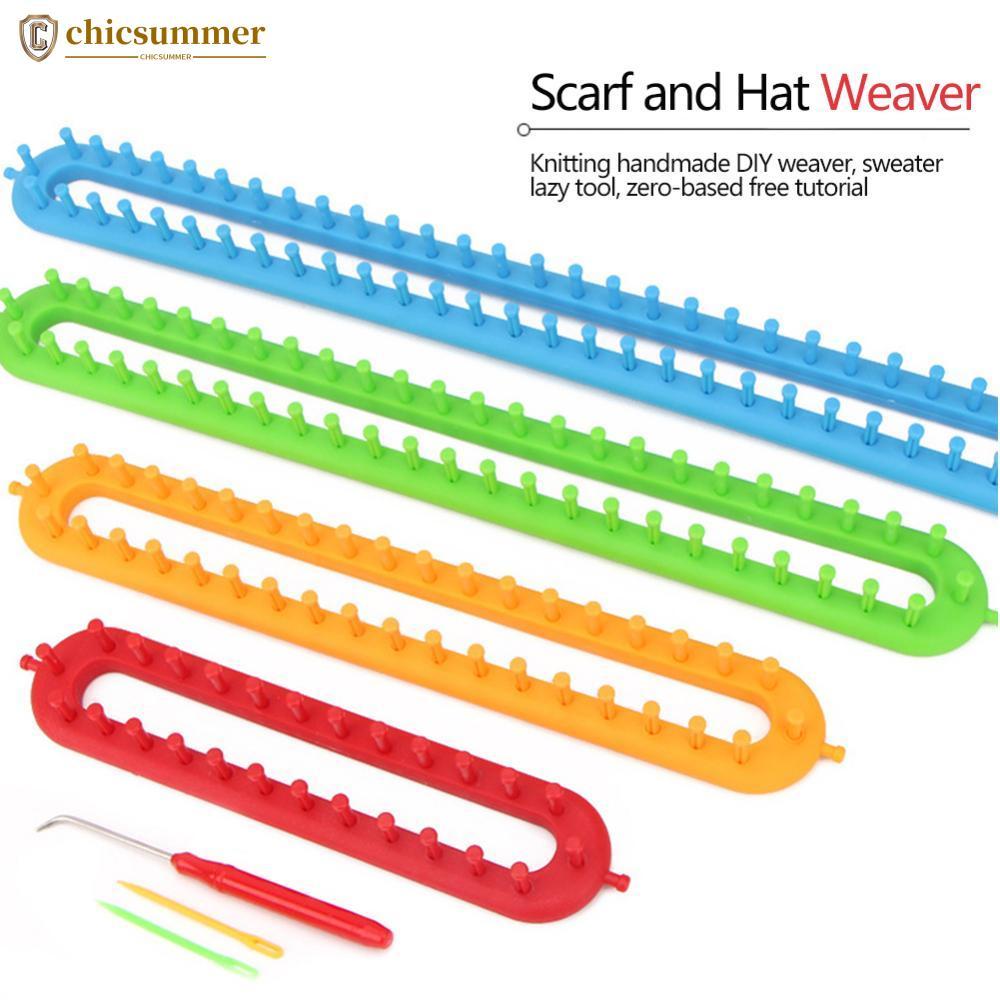 CHICSUMMER 1Pc Tear De Tecelagem Kit De Tricô DIY Máquina Ferramentas De Costura Pompom Meia Chapéu Cachecol Fabricante 