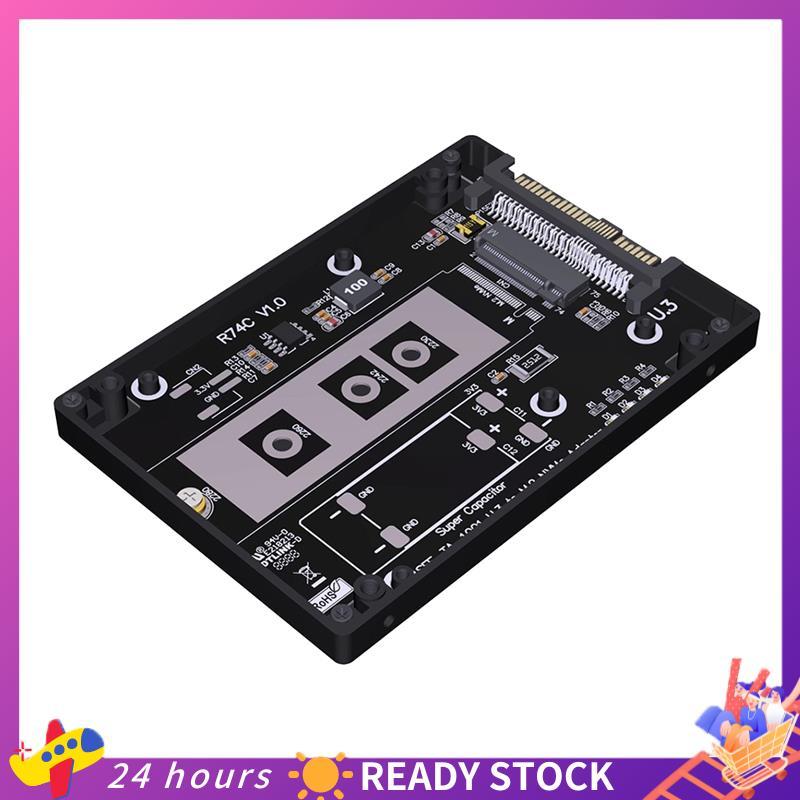 R74C M . Adaptador SSD 2 NVMe Para Eua 3 PCIe 4.0 X4 SFF-TA-1001 Com Gabinete De Liga CNC 2230/2242 2260/2280