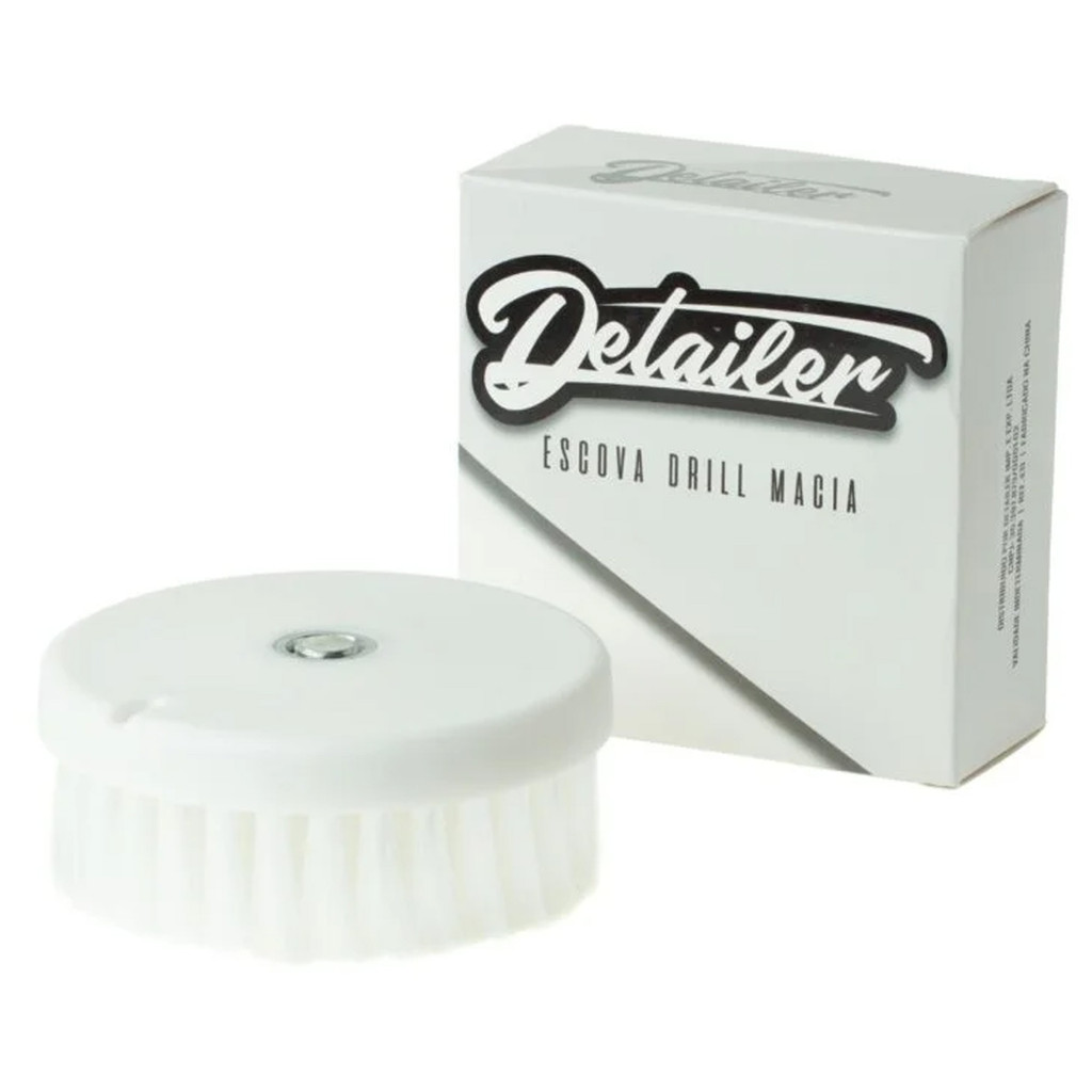 Escova Drill Macia para Politriz e Parafusadeira Detailer