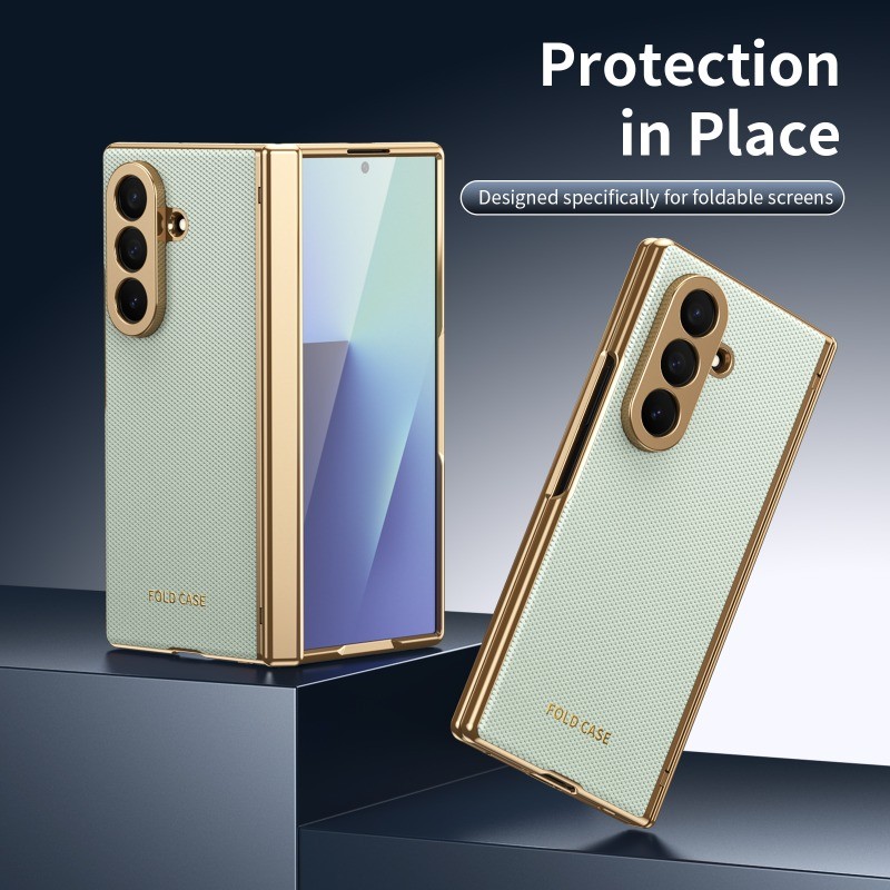 Filme Leve E Luxuoso De Vento Integrado Anti Arranhões Dobrável Capa De Telefone Adequada Para Samsung Galaxy Z Fold 7 6