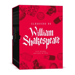 Box com 7 livros dos Clássicos de William Shakespeare em Oferta na Shopee