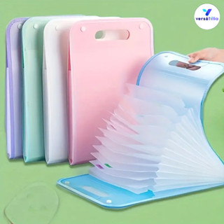 Pasta Escolar Sanfonada 12 Divisórias com Prancheta em Cores Vibrantes em Oferta na Shopee