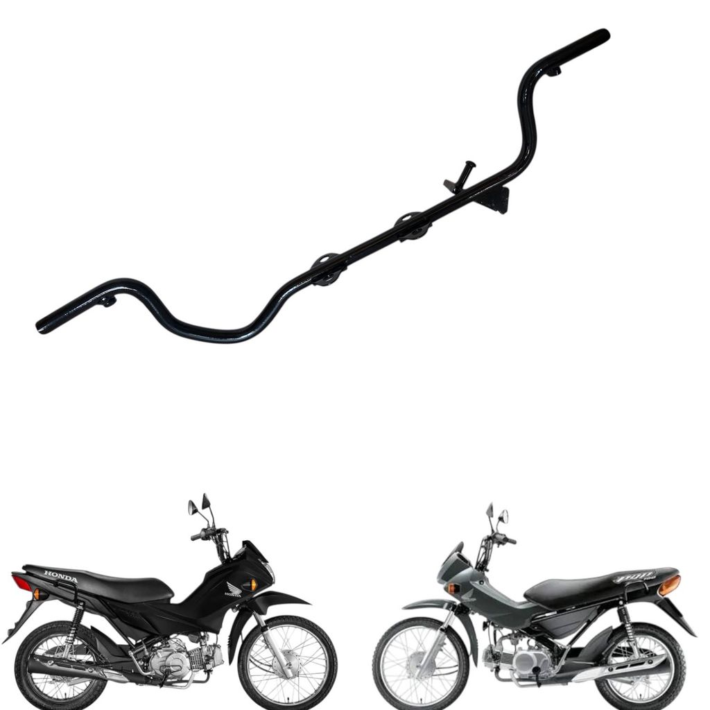 ESTRIBO CAVALETE POP 100 2007 A 2015 AÇO MACIÇO em Oferta na Shopee