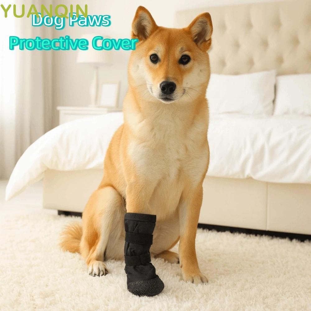 Bota De Recuperação De Feridas , Capa Protetora Respirável Ajustável Para Patas De Cachorro , Sapatos Impermeáveis Anti-
