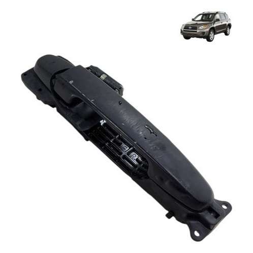 Macaneta Puxador Porta Interior Toyota Rav4 2010 2012 Preto Dianteira/traseira