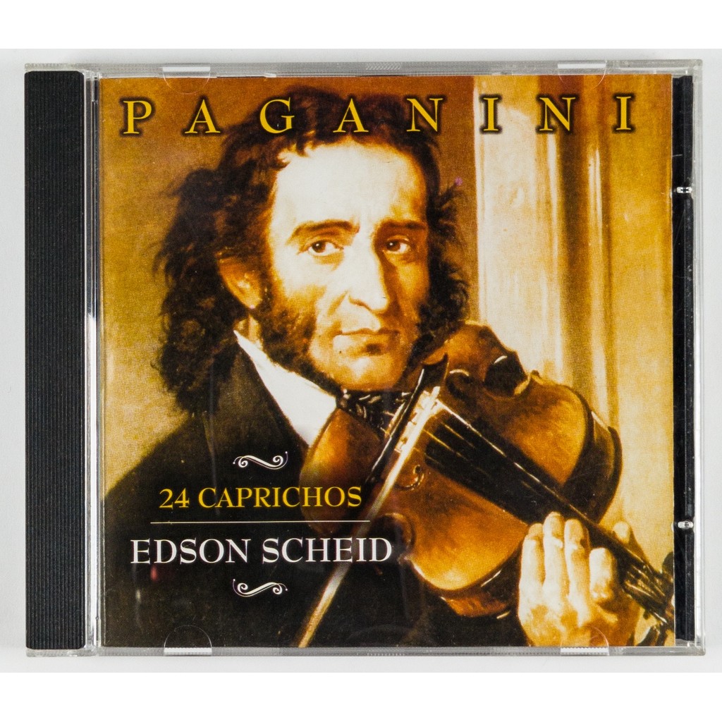 CD Paganini 24 Caprichos Edson Scheid Autografado CD6947