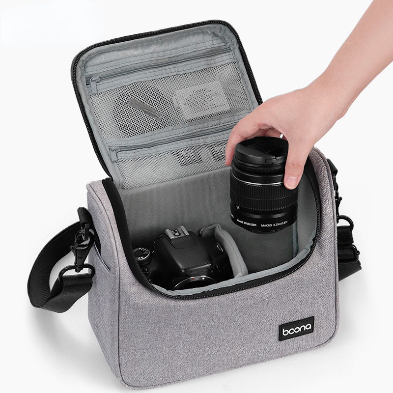 Bolsa Para Câmera Digital Slr Camera Bags Fotografia De Lentes Armazenamento De Ombros À Prova D'água A Canon Nikon Sony